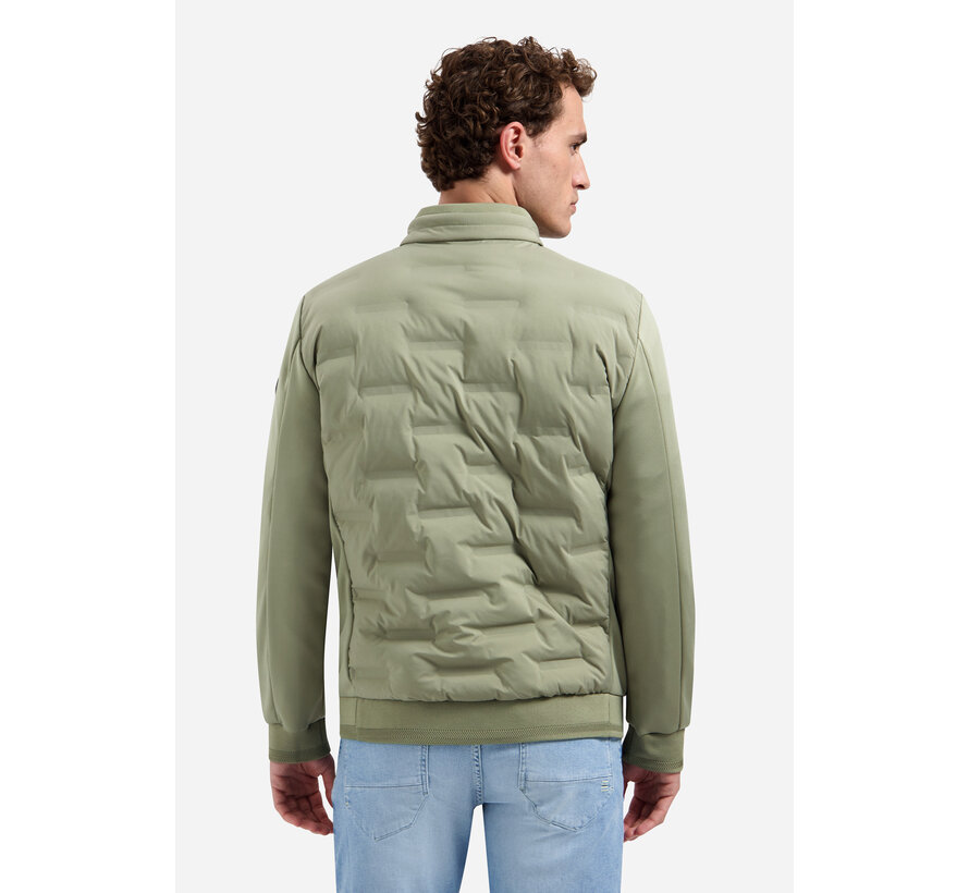 Zomerjas Short Fit Sealed Knitted Mix Night Light Army (31630119 - 177)