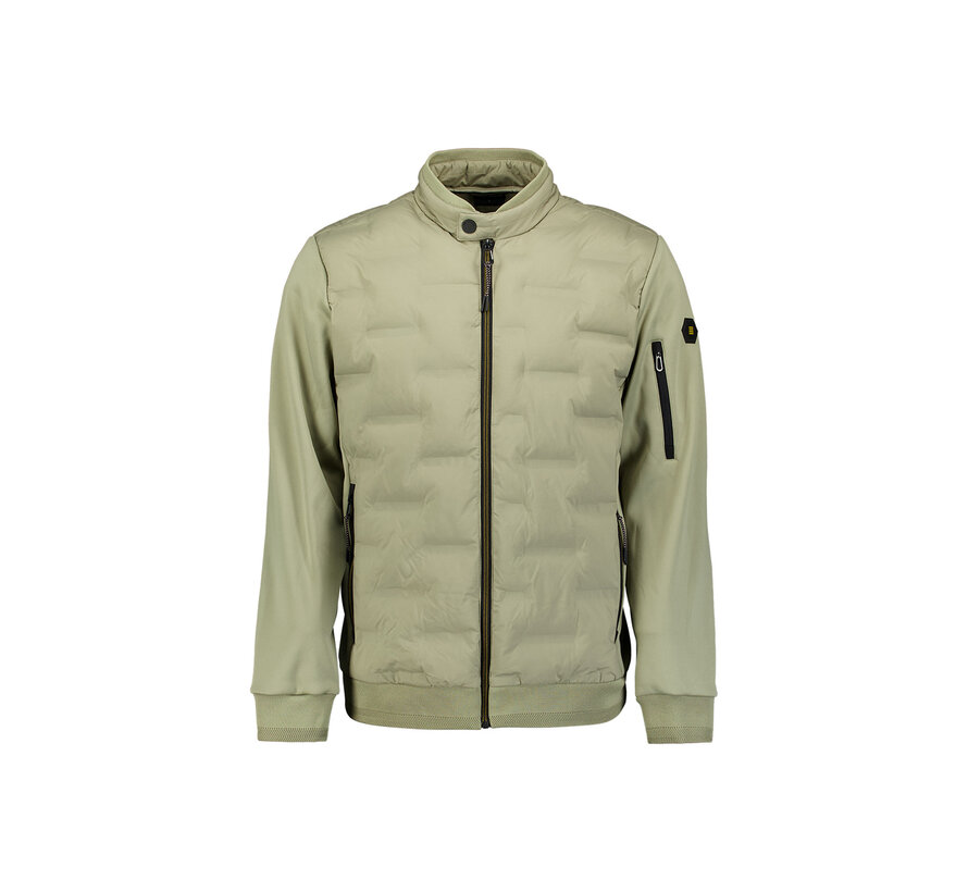 Zomerjas Short Fit Sealed Knitted Mix Night Light Army (31630119 - 177)