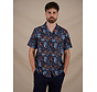 A Fish Named Fred Overhemd Korte Mouw Cubist Multicolor Navy (33.067 - 604)