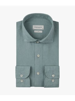 Profuomo Overhemd 100% Linnen Slim Fit Cutaway Blue (PPXH10017L)