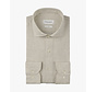 Profuomo Overhemd 100% Linnen Slim Fit Cutaway Sand (PPXH10017K)