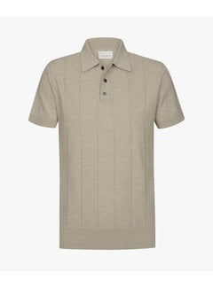 Profuomo Knitted Polo Aero Ease Beige (PPXD10030E)