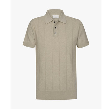 Profuomo Knitted Polo Aero Ease Beige (PPXD10030E)