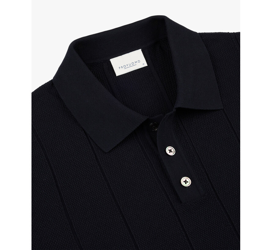 Knitted Polo Aero Ease Navy (PPXD10030A)