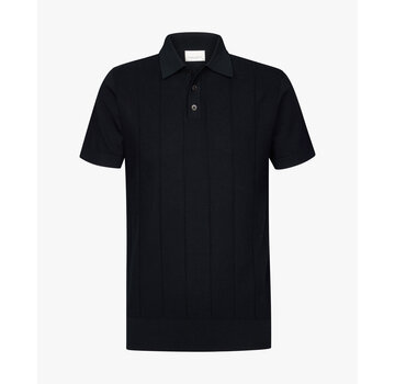 Profuomo Knitted Polo Aero Ease Navy (PPXD10030A)
