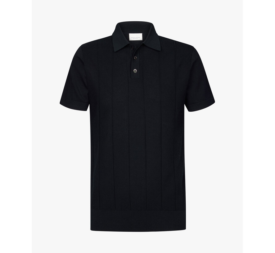 Knitted Polo Aero Ease Navy (PPXD10030A)