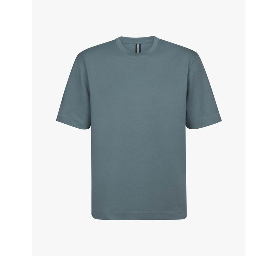 Profuomo T-shirt Oversized Grey Blue (PPXT10003H)