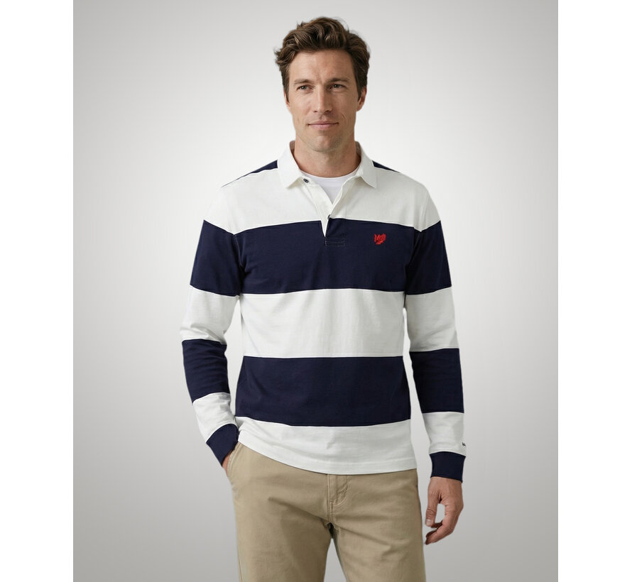 Rugby Sweater 2 Stripes Off-White (MM261.8004.02 - 9100)