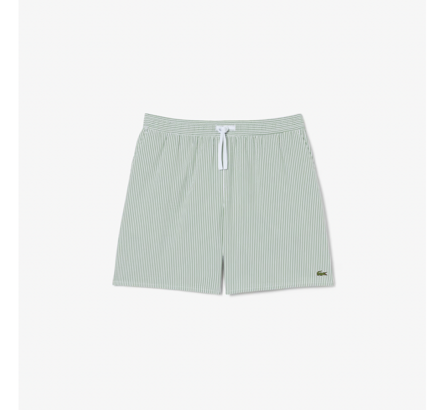 Lacoste Zwemshort Streep Groen (MH9089 - 1JA)
