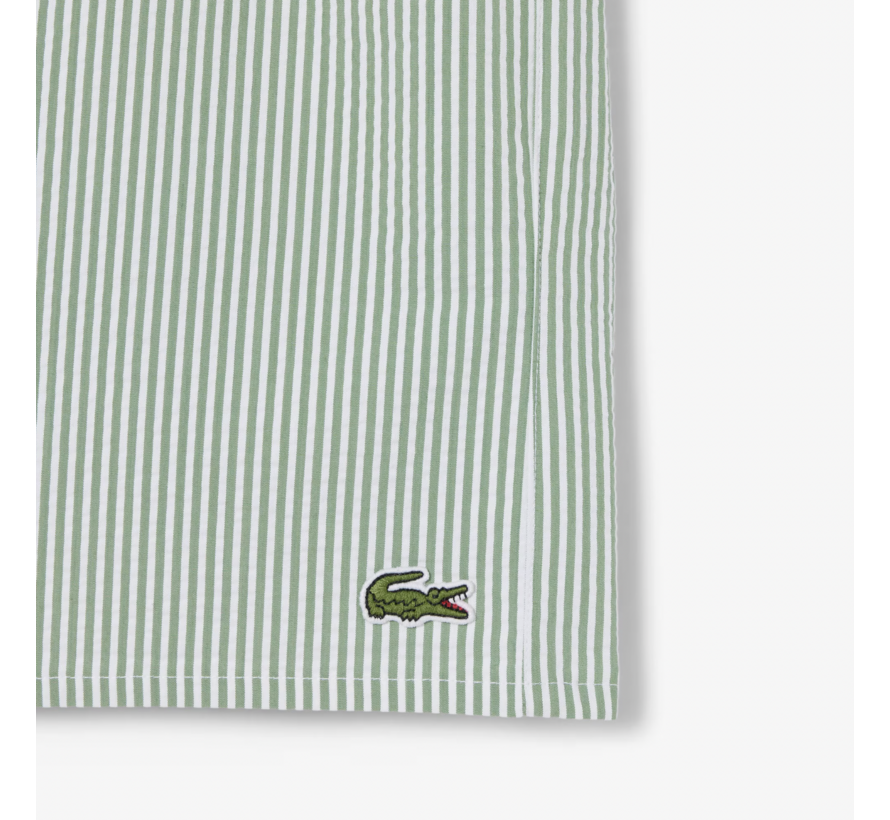 Lacoste Zwemshort Streep Groen (MH9089 - 1JA)