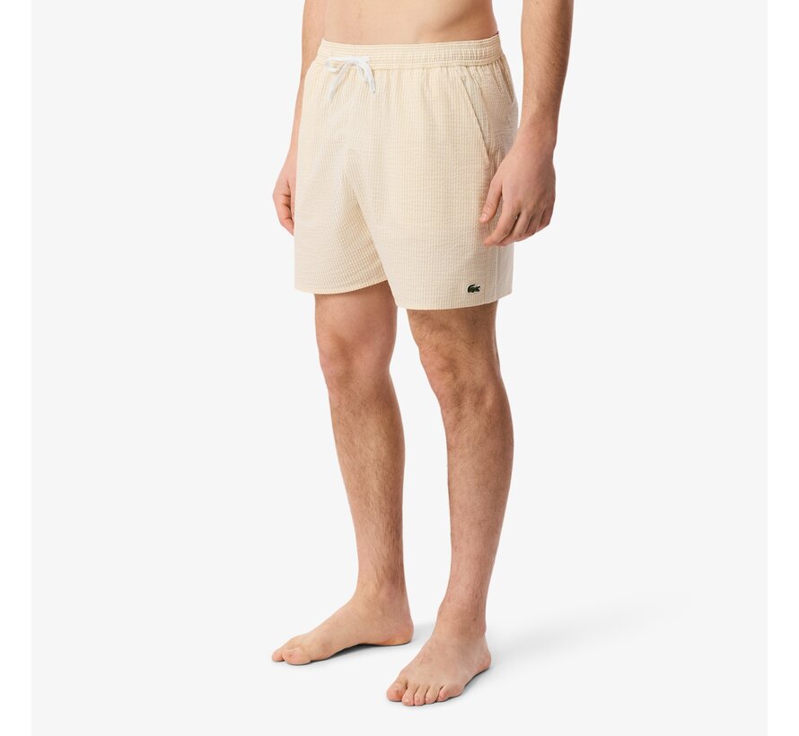 Lacoste Zwemshort Streep Geel (MH9089 - 1IY)