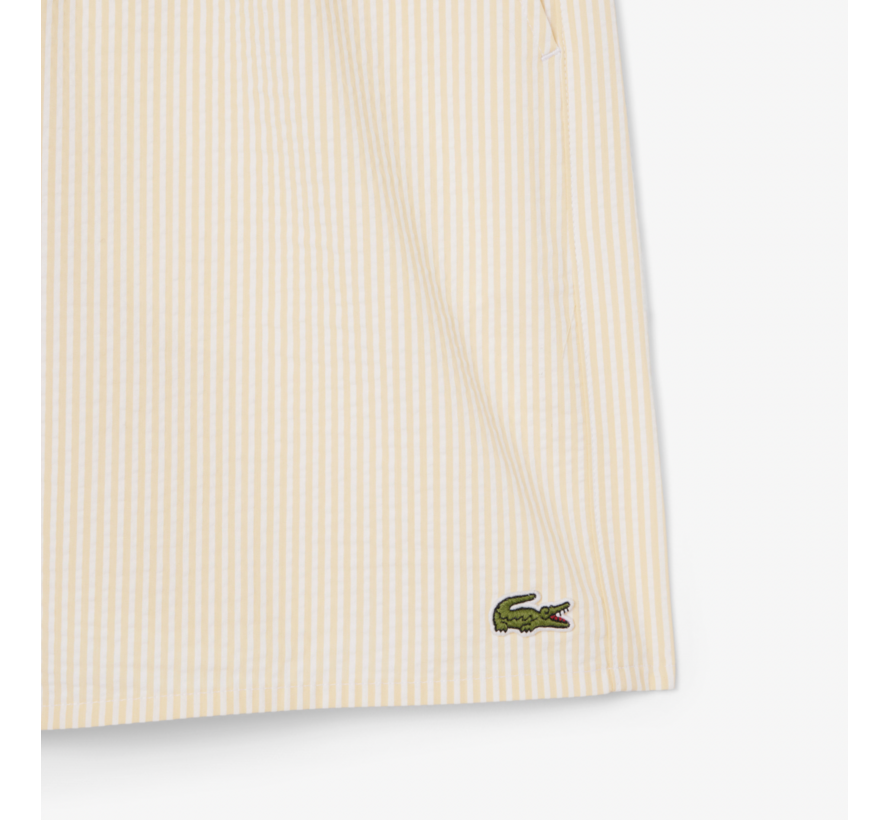 Lacoste Zwemshort Streep Geel (MH9089 - 1IY)