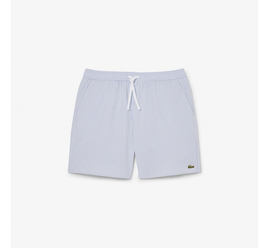 Lacoste Zwemshort Streep Blauw (MH9089 - 7PM)