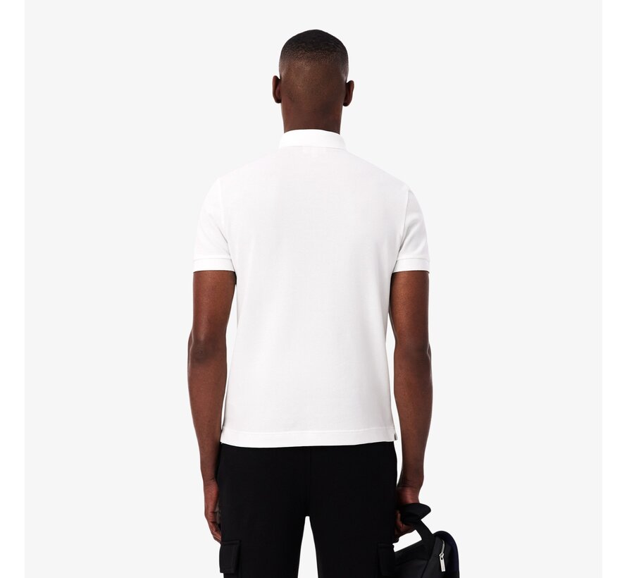 Lacoste Polo Regular Fit Paris Stretch Pique Wit (PH5522 - 001)