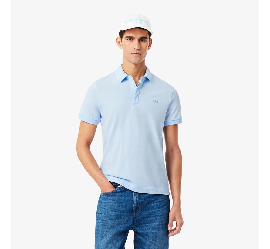 Polo Regular Fit Paris Stretch Pique Licht Blauw (PH5522 - T01)