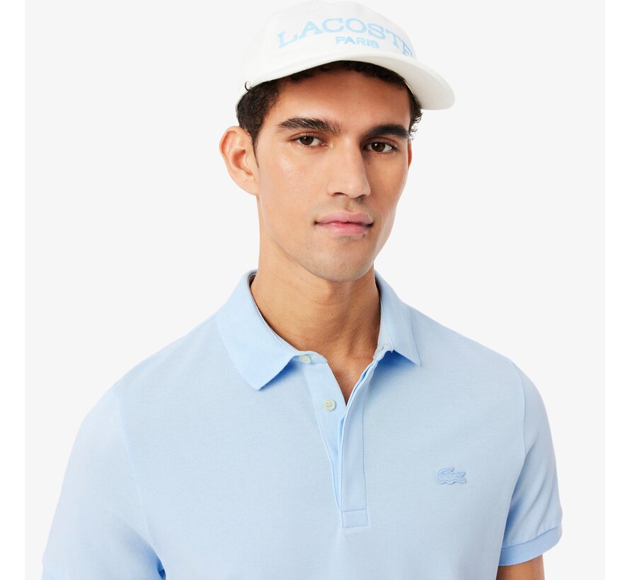 Polo Regular Fit Paris Stretch Pique Licht Blauw (PH5522 - T01)