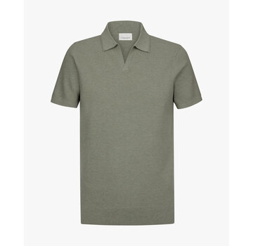 Profuomo Polo Luxury Basic Open Mid Green (PPXD10009D)