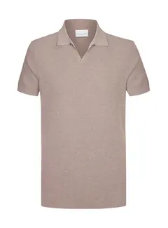 Profuomo Polo Luxury Basic Open Mid Brown (PPXD10009E)