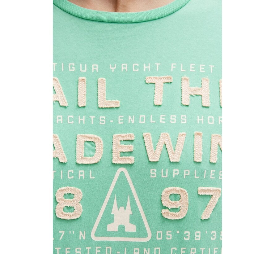 Gaastra T-shirt Classic Yacht Race Regular Fit Reef Green (GL2603-3302-32 - GRE0370)
