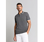 Pullover Short Sleeve Polo Button Solid Dark Steel (28240456 - 124)