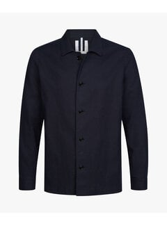 Profuomo Overshirt Katoen/Linnen Navy (PPXF10016A)