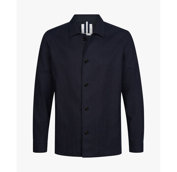 Profuomo Overshirt Katoen/Linnen Navy (PPXF10016A)