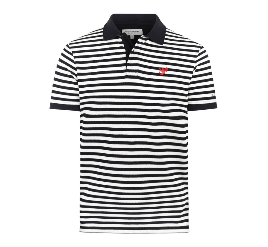 McGregor Polo Pique Stripe Regular Fit Off White (MM261.9001.03 - 9100)