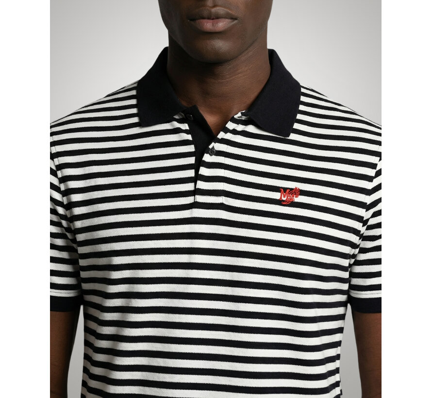 McGregor Polo Pique Stripe Regular Fit Off White (MM261.9001.03 - 9100)
