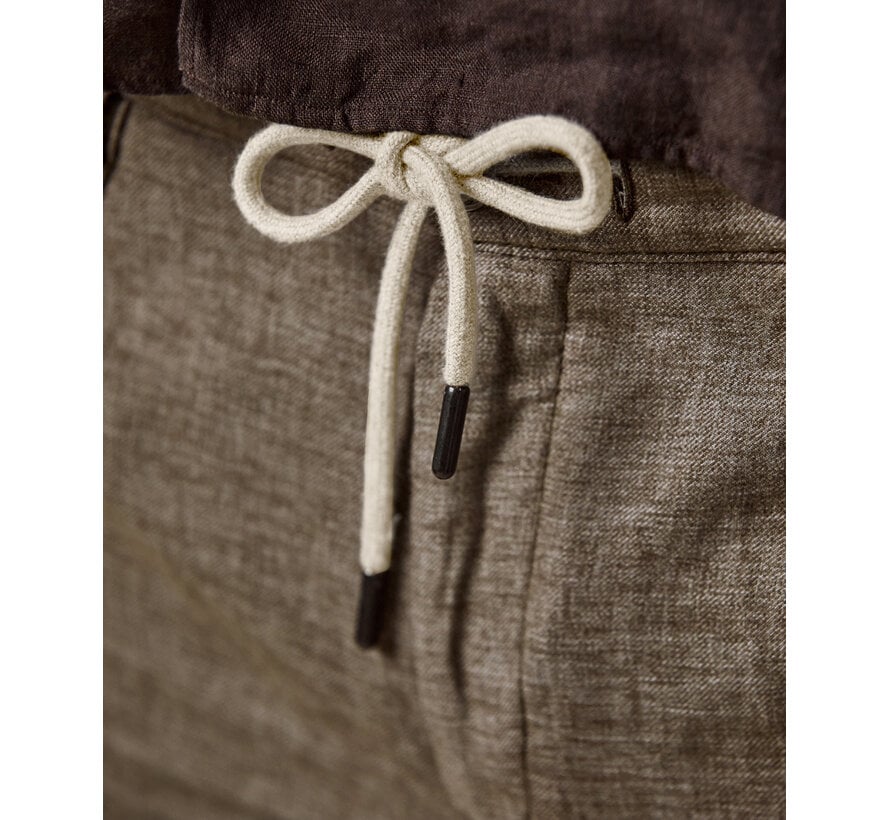 Short Sportcord Polyester/Linnen Brown (PPXQ10010A)