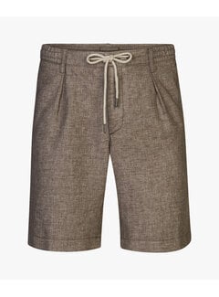 Profuomo Short Sportcord Polyester/Linnen Brown (PPXQ10010A)
