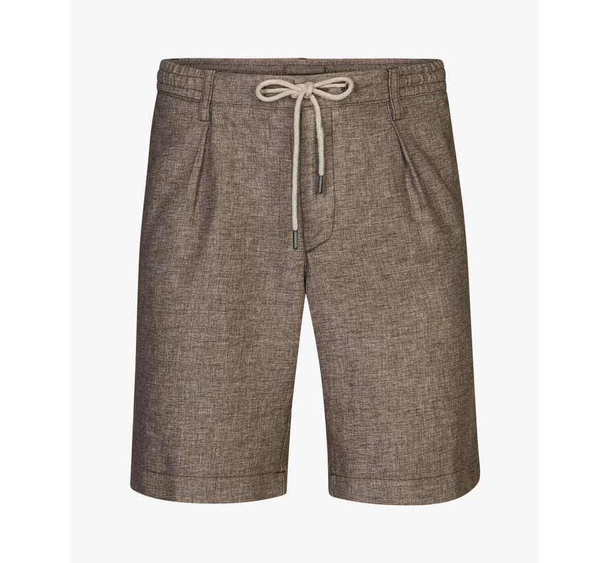 Short Sportcord Polyester/Linnen Brown (PPXQ10010A)