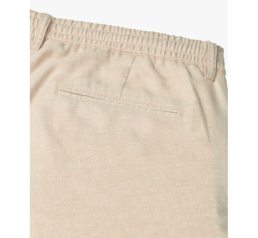 Short Sportcord Polyester/Linnen Dark Sand (PPXQ10010C)