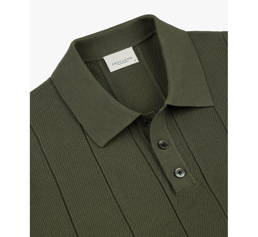 Knitted Polo Aero Ease Green (PPXD10030B)