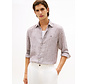 Overhemd 100% Linnen Stripe Legacy Brown (MW0MW42400 - OBJ)