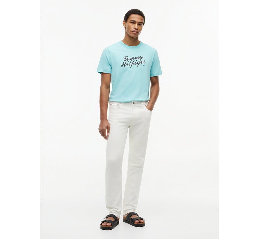 T-shirt Regular Fit Logo Graphic Crew Neck  Arctic Aqua (MW0MW42385 - CSR)