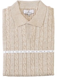 Fellows United Fellows United Polo Premium Cable Mid Brown (61.3664 - 145)