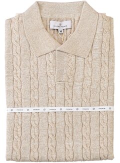 Fellows United Polo Premium Cable Mid Brown (61.3664 - 145)