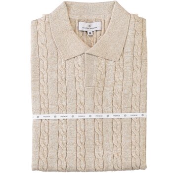 Fellows United Fellows United Polo Premium Cable Mid Brown (61.3664 - 145)