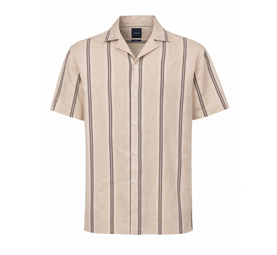 Korte Mouw Overhemd Gionvito Beige (TRSHKA463 - 101)