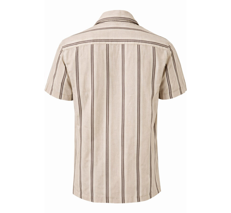 Korte Mouw Overhemd Gionvito Beige (TRSHKA463 - 101)