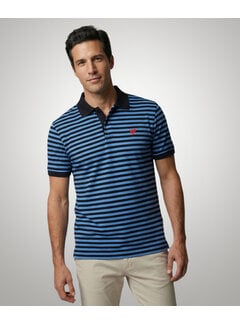 McGregor Polo Pique Stripe Regular Fit Medium Blue (MM261.9001.03 - 2002)
