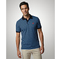 Polo Pique Stripe Regular Fit Medium Blue (MM261.9001.03 - 2002)