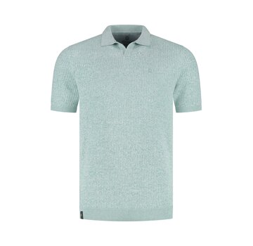 Fellows United Polo Structure Knit Twisted Yarn Mint Green (61.3680 - 175)