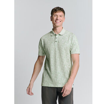 No Excess Polo Pique Allover Printed Green (27380304 - 050)