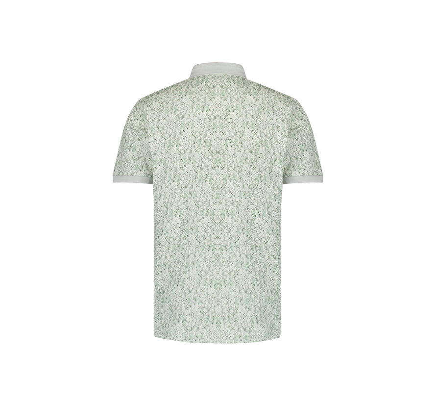 No Excess Polo Pique Allover Printed Green (27380304 - 050)