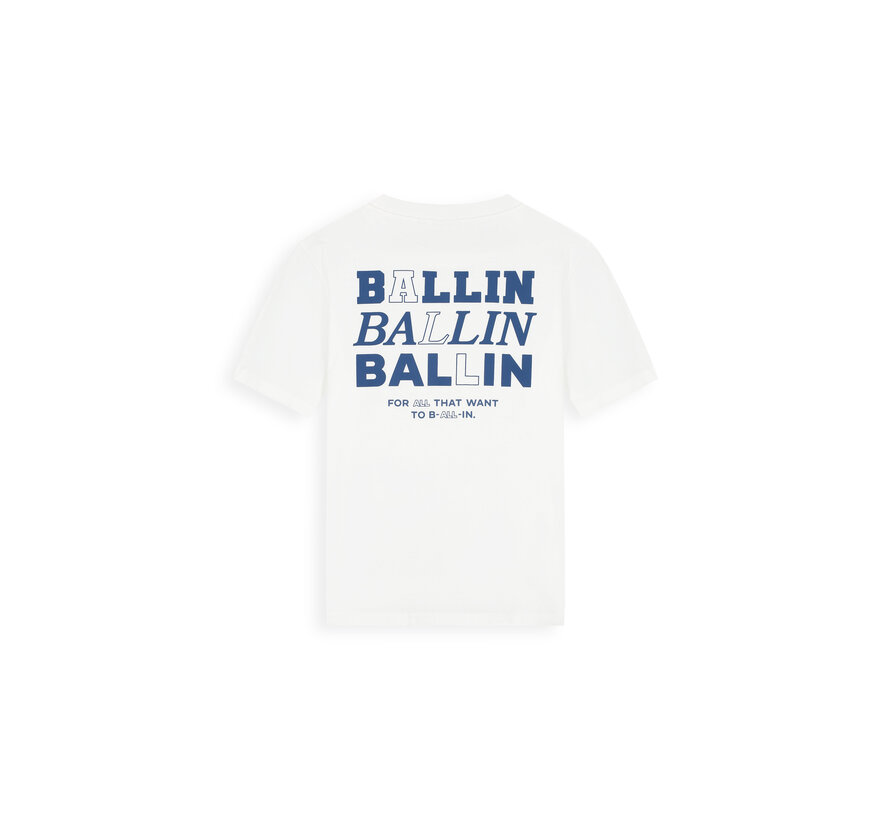 Ballin T-shirt Stacked Logo Off White (26019103 - 45)