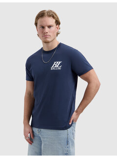 BALLIN' T-shirt Monogram Spray Logo Navy (26019105 - 07)