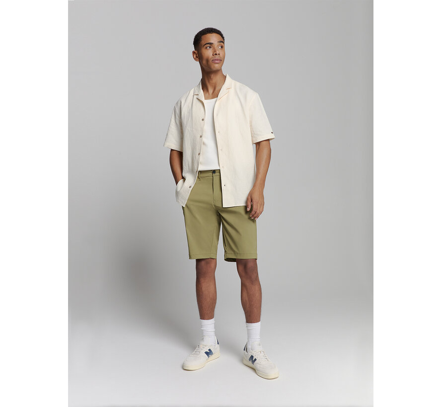 Short Stretch Chino Travel Twill Mid Army (278190302 - 167)