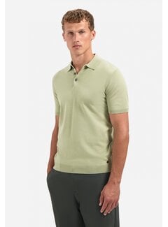 No Excess No Excess Polo Pullover Short Sleeve Polo Solid Light Moss (29240754 - 197)