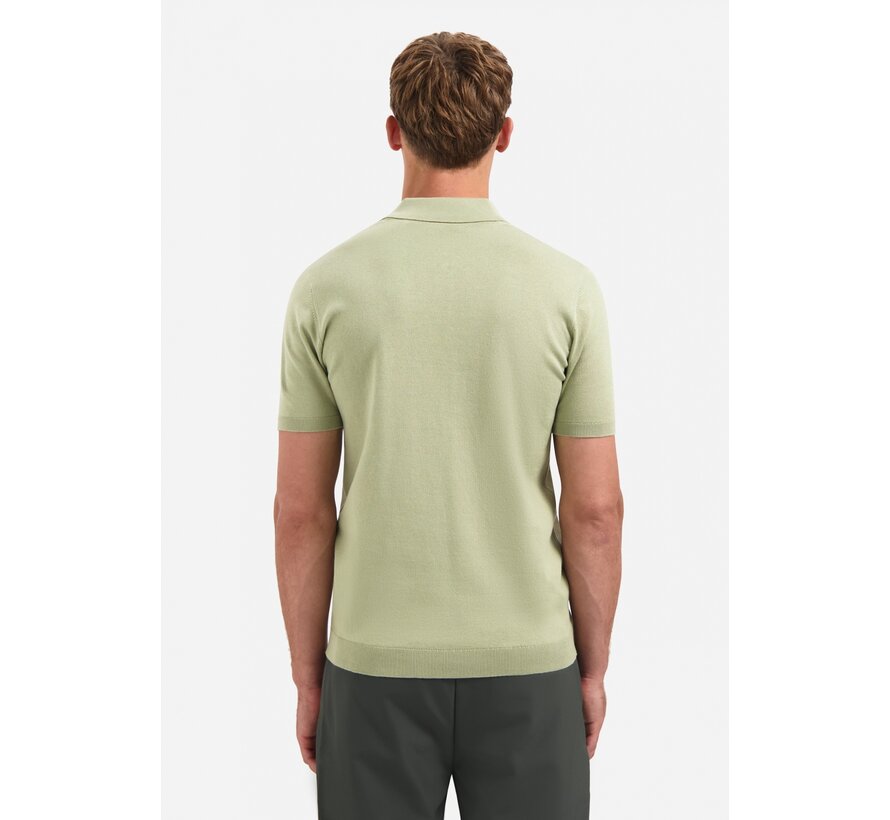 No Excess Polo Pullover Short Sleeve Polo Solid Light Moss (29240754 - 197)